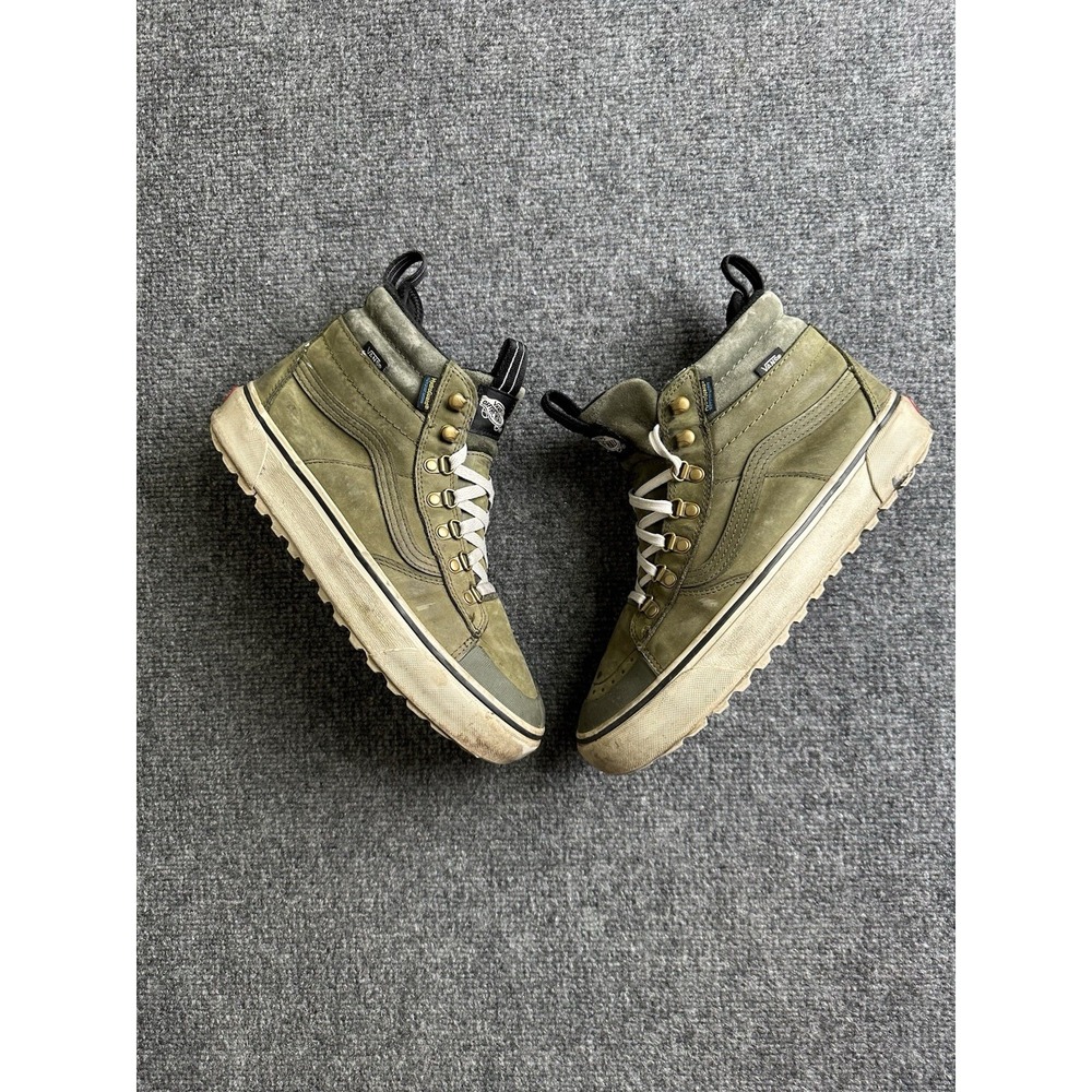 Men's Vans Sk8-Hi MTE-2 Olive Green Primaloft High Top Sneakers, Size US 9